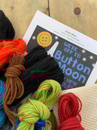 Image 2 of Button moon needlepoint kit