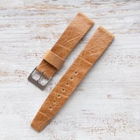 Image 2 of 18mm Chevre Strap In Honey - No stitch