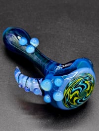 Image 3 of Blue Moon Pipe With Ghost Horn 