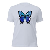 Image 1 of Unisex t-shirt “Blue Butterfly”