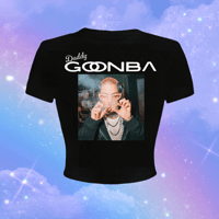 Image 1 of daddy goonba graphic croptops