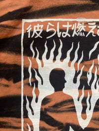 Image 6 of 'Burning II' Screenprinted Bleached Tee Oneshot