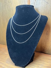 Image 1 of 18” Sterling Silver Ball Chain 1.5mm