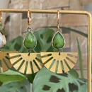 Image 3 of Stone Ray Earrings