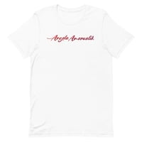 Angela Amarualik "Uvannik" (red) Unisex t-shirt