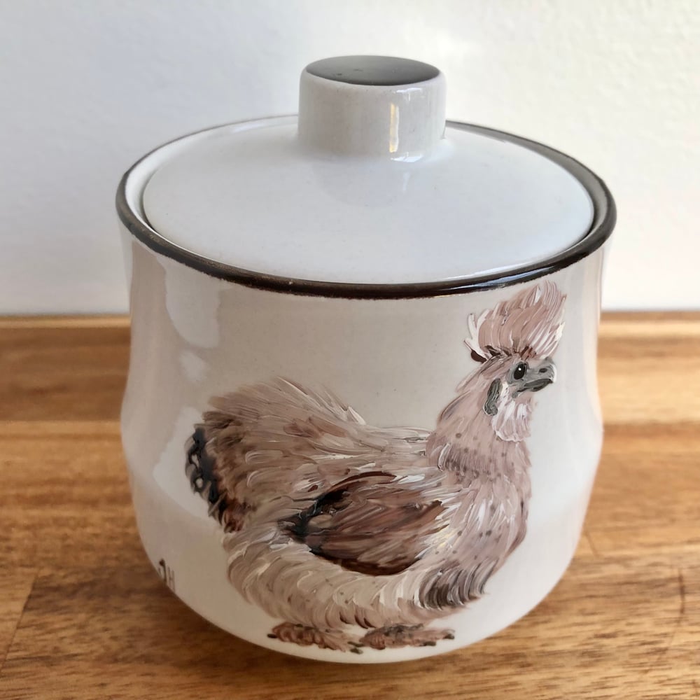 Silkie Chicken Sugar Pot