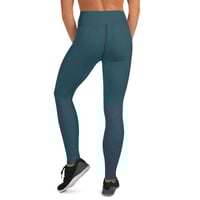 Image 3 of Blue Leo Yoga Leggins