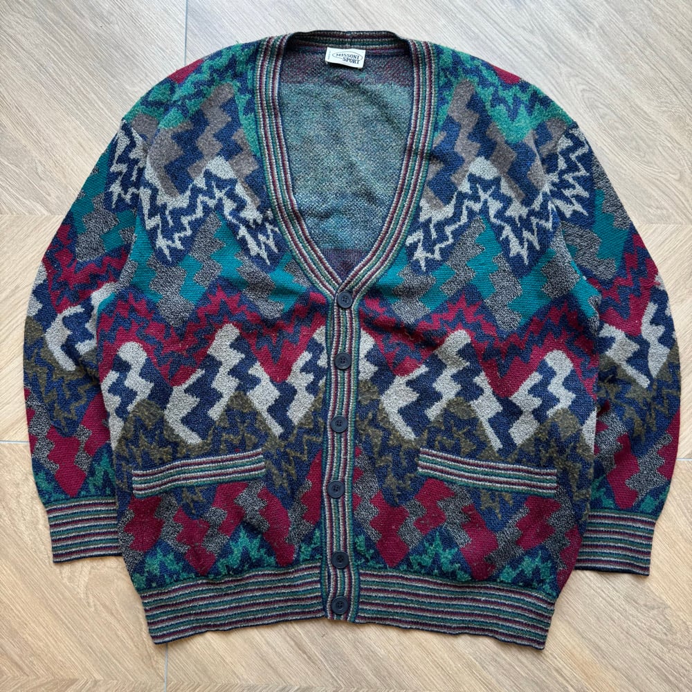 Image of 1990s Missoni Sport Cardigan, Size XXL