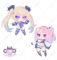 Image 2 of 3" Fighting Game girl keychains DISCONTINUED FOR REDESIGN! ON SALE