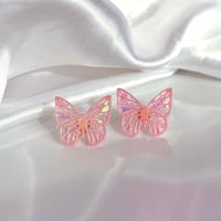 Image 1 of Dahlia Butterfly Studs