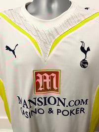 Image 4 of Tottenham Hotspur “DEFOE 18” 2009/10 Home Shirt + PL patches (M)