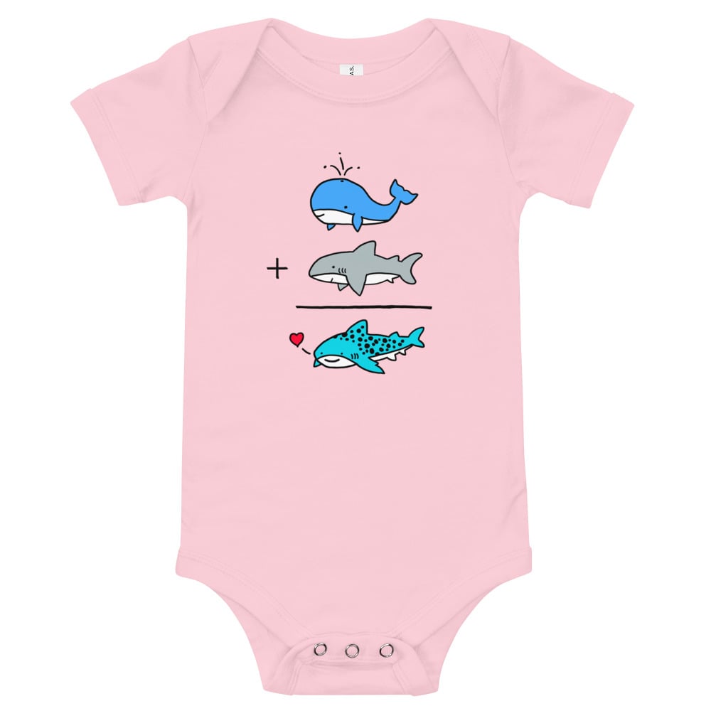Image of How To Whale Shark Baby One Piece (Pink)
