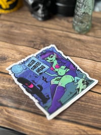 Image 1 of Killer curves ahead  (sticker)