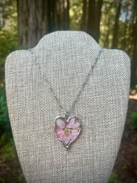 Image 3 of Heart of Larkspur Necklace 