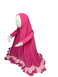 Image 2 of Two tone Double Ruffled Overhead