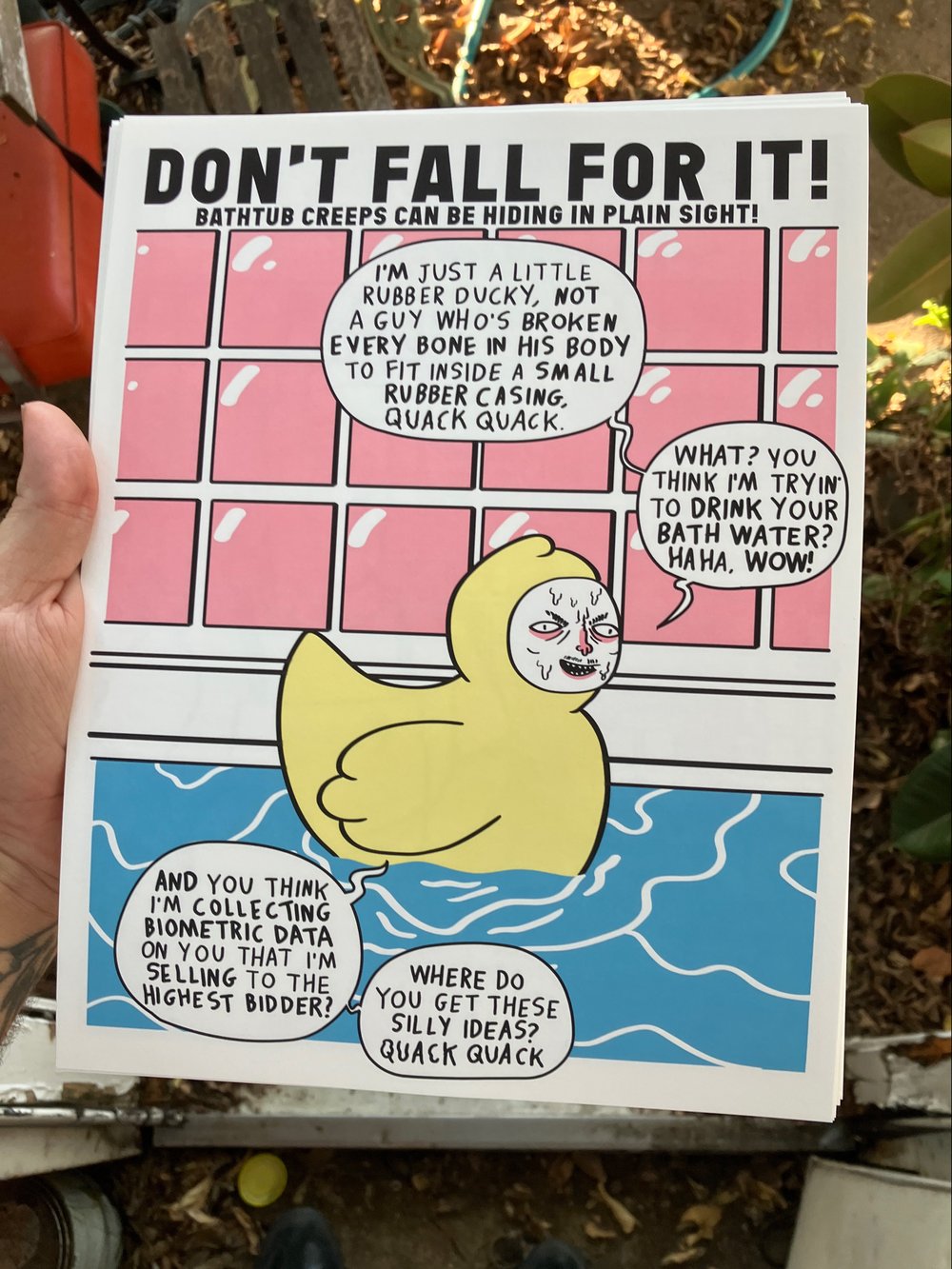 Image of Fake Duck Print