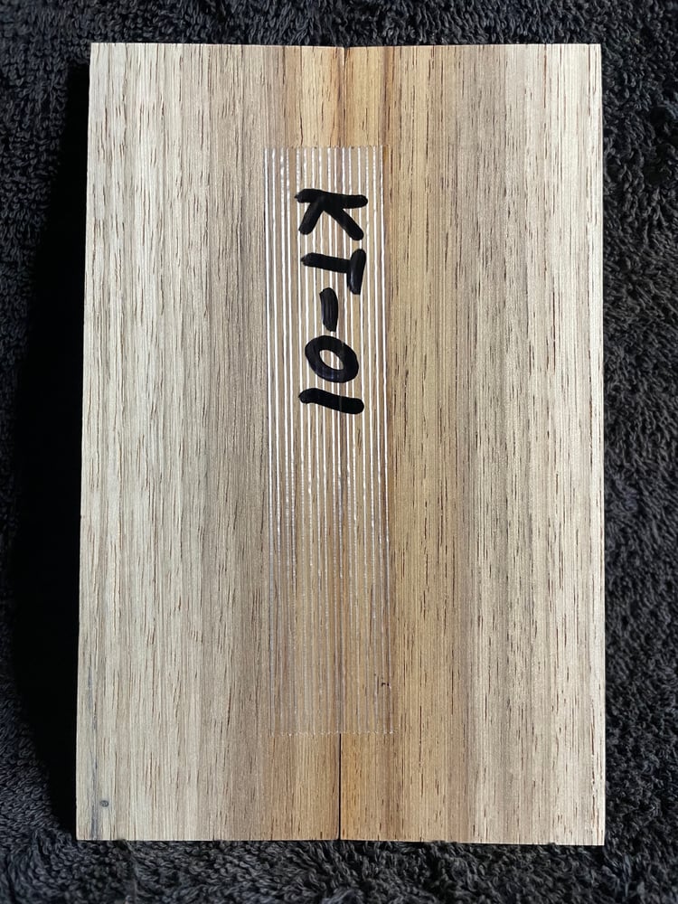 Image of Kiaat Wood Knife Scales KT-01