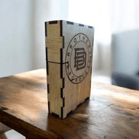 Image 5 of Personalized Wooden Travel Cigar Box, Travel Cigar Case, Custom Handmade *NOT CUSTOMIZABLE*
