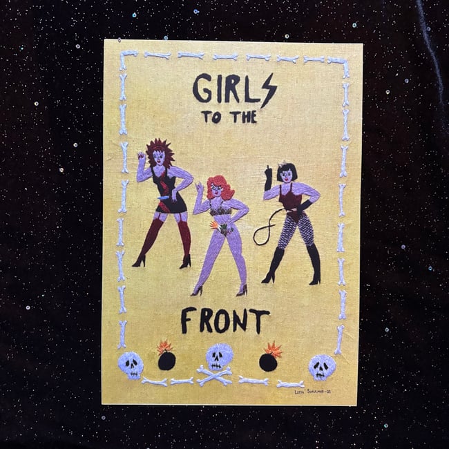 Print - Girls to the front