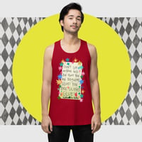 Image 7 of Glitter Glue Men’s premium tank top