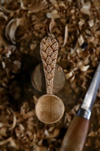 Image 2 of Falling leaves Coffee Scoop •••