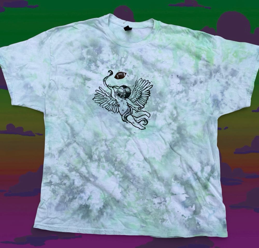 Image of READY TO SHIP- Limited Edition Tie-Dye Lil’Eagle Football Tee