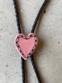 Image 2 of Barbed Wire Heart Pink