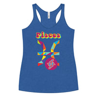 Image 2 of PISCES ZODIAC Women's Racerback Tank