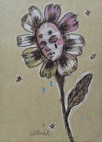 Image 3 of Daisy (Series) Charcoal on Kraft paper 