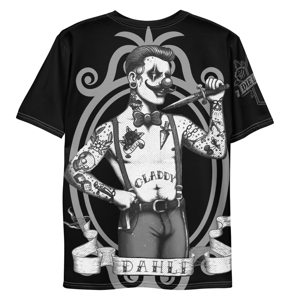 Blk Pin-Up Dahli Unisex t-shirt