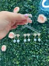 cz heart earrings