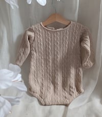 Image 3 of Photoshooting boys bodysuit |  Ari | beige | 12-15 months| 18-24 months