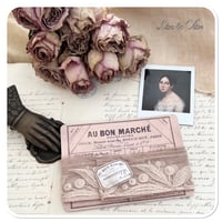 Image 4 of 1m of vintage french lace on a vintage style french postcard 5cm wide 