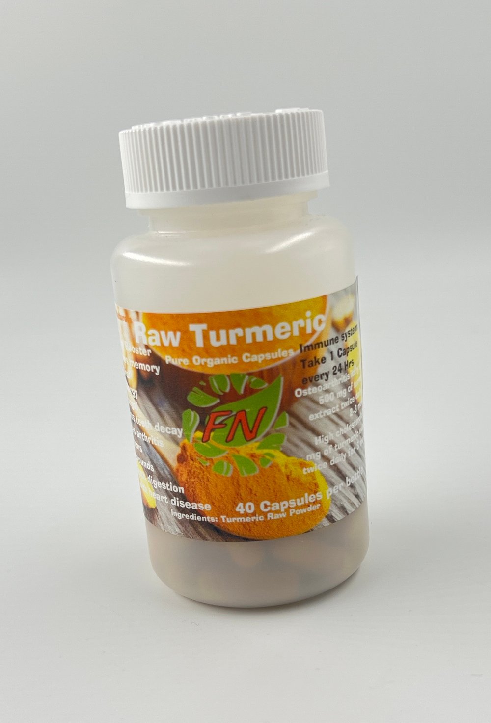Image of Turmeric Curcumin capsules 