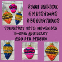 Image 1 of Sari Ribbon Christmas decorations