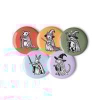 Fantasy Animals pin buttons