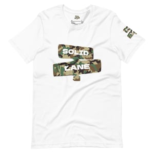 Image of Camo Solid Lane Logo T-Shirt