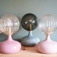 Image 7 of Lampes Ceramique & Verre Rose 