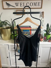 Image 3 of NWT black and silver swimsuit 