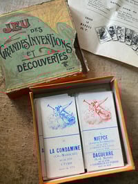 Image 1 of Jeu 1900 des grandes inventions et découvertes, complet avec notice!