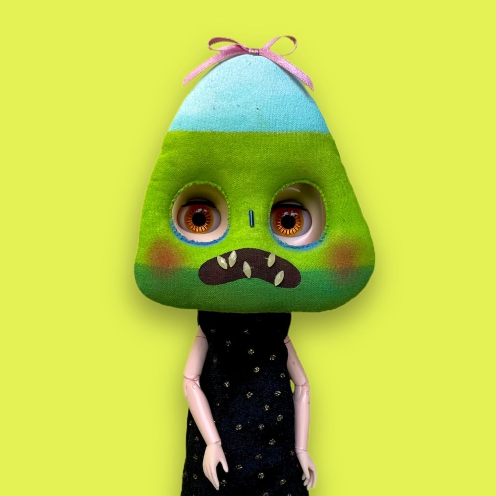 Image of Zombie Candy Corn Blythe Mask