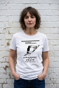 Image 2 of Camiseta Strangers On A Train (Alfred Hitchcock)