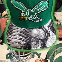 Image 1 of 💎ViNTaGe💎Just Don PHiLaDeLPHia EaGLeS 🦅 SNaKeSkiN SNaPBaCK 🧢 