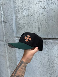 Image 2 of  BLACK ON OLIVE MULTI TONE SAN FRANCISCO GIANTS CUSTOM FITTED CAP