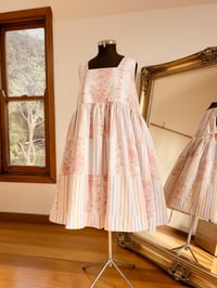 Image 1 of Patchwork Meadow Lark Mini Dress Large Aus 14-16