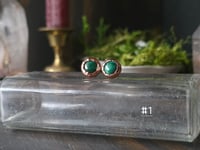 Image 1 of Malachite Studs