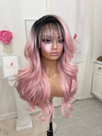 Image 12 of Pastel pink bangs wig (ready to ship)