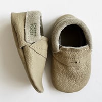 Image 1 of EVERYDAY SLIP-ON MOCCASINS - TAUPE