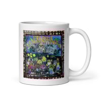 Image 1 of N8NOFACE "The Show" Art by Liter White glossy mug