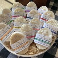 Image 3 of Honeybee Butter Bar Creamy Bliss Soap 3-pk Bundle-Maine Blueberries, Satsuma Mandarin, Honey Oatmeal